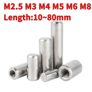 Évent plat fileté en acier inoxydable, un côté, acier inoxydable, 312x12mm - Product Image 3