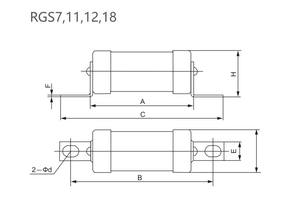 Заводской изготовленный на заказ RGS4 высококачественный предохранитель с квадратной трубкой - Product Image 2