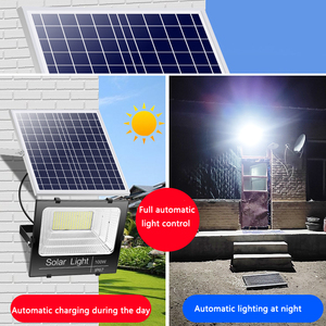 Paneles solares inteligentes para iluminación exterior, célula de lámpara de carretera alimentada por energía, 25W, 40W, 60W, 100W, 200 vatios, 1000W, luz de inundación - Product Image 5