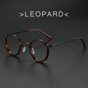 Montures <span class=keywords><strong>de</strong></span> Lunettes Rondes Vintage pour <span class=keywords><strong>Homme</strong></span> Unisexe, Lunettes Anti-Lumière Bleue, Lunettes <span class=keywords><strong>de</strong></span> Lecture Classiques, Montures Optiques en Métal - Product Image 3