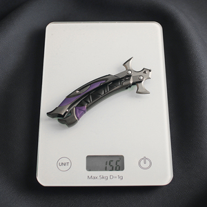 Couteau à gâchette en alliage de zinc Valorant Plunder <span class=keywords><strong>Impression</strong></span> 3.0 de 22 cm, jouet de collection en métal de qualité supérieure, ornements - Product Image 4