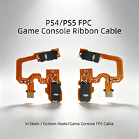 Câble flexible FPC pour manette de jeu PS4 PS5 8 touches 12 touches, haute résistance à la flexion, circuit flexible PET, connexion interne de la manette de jeu