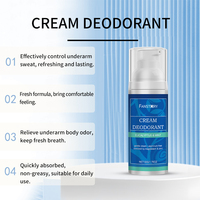Déodorant Crème Eucalyptus & Menthe Marque Blanche OEM, Contrôle de la Transpiration Axillaire, Soin Corporel Fraîcheur Nourrissante, Certifié MSDS, 50g