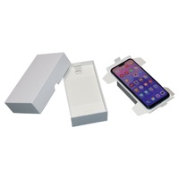 Boîte en carton pour téléphone portable vide, de style simple, de même qualité, blanche, pour iPhone 12 13 14 15 Pro Max, boîte d'emballage