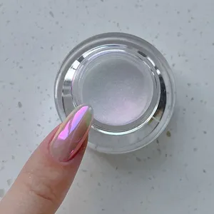 Polvo para Decoración de Uñas Aurora Moonlight de 0.3g/frasco, Pigmento Iridiscente que Cambia de Color, Polvo Holográfico Glamuroso para Frotar sobre las Uñas &W2 - Product Image 2