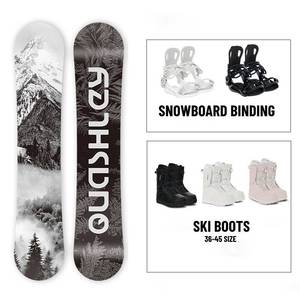 Fabricante profesional de esquí Tabla de nieve con encuadernación y botas Tabla de esquí personalizada - Product Image 3