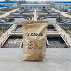 Floculante Textil <span class=keywords><strong>de</strong></span> Alta Eficiencia para Tratamiento <span class=keywords><strong>de</strong></span> Agua, Poliacrilamida Aniónica y Catiónica (<span class=keywords><strong>PAM</strong></span>) para Clarificación <span class=keywords><strong>de</strong></span> Aguas Residuales - Product Image 1