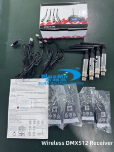 Không dây DMX512 singal máy phát và máy thu ánh sáng sân khấu 2.4G 3-pin XLR kết nối dẫn thụ thể cho DJ đèn - Product Image 3