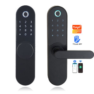 Không thấm nước tuya Wifi App thông minh sinh trắc học Lỗ mộng khóa cửa xi lanh khóa với phím máy tính kỹ thuật số khóa đối với trang chủ - Product Image 3
