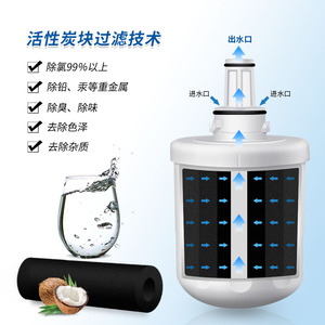 Cartucho de Filtro de Agua para Refrigerador Yunda DA2900003G RWF1100A, Descloración, Fácil Instalación - Product Image 3