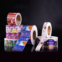 Etiquetas Adhesivas Impresas Personalizadas para Botellas de Alimentos y Bebidas, Resistentes al Agua, Impresión a Color, Diseño de Logotipo OEM, Venta al Por Mayor