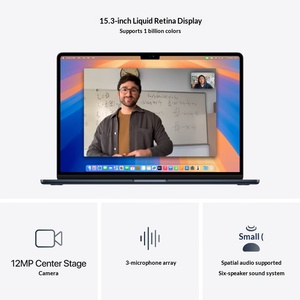 Apple <span class=keywords><strong>MacBook</strong></span> Air de 15 Pulgadas, Versión M4 con 16 GB de RAM y 256 GB de SSD, Color Medianoche + <span class=keywords><strong>AirPods</strong></span> <span class=keywords><strong>Pro</strong></span> 3 - Product Image 4