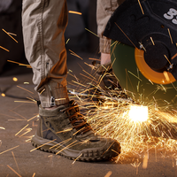 Nouvelles Chaussures de Sécurité pour Hommes 2023, Baskets de Travail Robustes, Anti-Perforation avec Embout en Acier