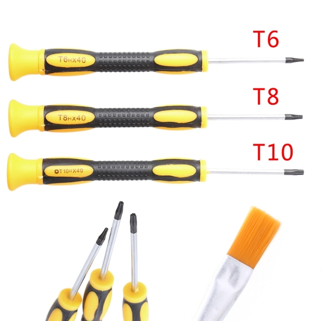 7 in 1 Screwdriver Repair Tool Kit for Xboxes One Secrewdriver Set T6 T8H T10H for Xboxes 360 PS3 PS4 Game Accessories