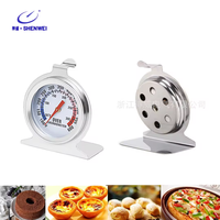 Termometer Oven Dial Besar SW, Pengukur Pemantauan Memasak Dapur Skala Ganda 50-300 ° C/100-600 ° Oven Panggang BBQ Tahan Panas F