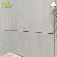 Panneau de revêtement en fibro-ciment à surface mate de style design industriel, finition lisse résidentielle, panneau de béton 4x8 pieds