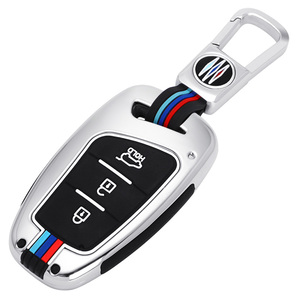 Funda inteligente para llave de coche, para <span class=keywords><strong>Hyundai</strong></span> Grand Santa Fe IX45 Genesis DH EQUUS AZERA HG Ix35 Grandeur, <span class=keywords><strong>llavero</strong></span> - Product Image 1