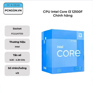 Bản gốc mới cho Bộ xử lý I3-12100F lõi Intel - Product Image 3