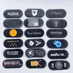 Bandes adhésives réutilisables 100 % nylon pour rouleaux à cheveux, avec logo personnalisé, attaches auto-agrippantes pour barbier, Velcro pour maintenir les cheveux - Product Image 3