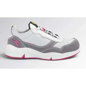 DIADORA UTILITY - 701.179903-D0459/40 Chaussures de sécurité basses grises en cuir fendu, cuir de veau pleine fleur et maille S1PL FO SR ESD - Product Image 1