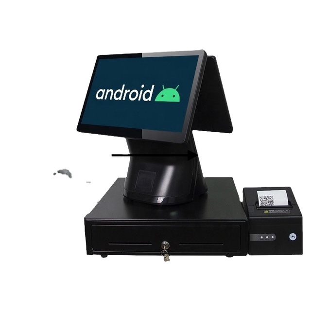 Android 7.1 POS Terminal 58/80mm Thermal Printer Capacitive Touch Screen 2GB/8GB RAM 8G/16G/32G ROM 2.4GHz CPU Cashier System