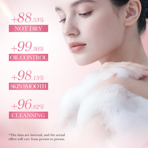 SADOER Savon <span class=keywords><strong>Nettoyant</strong></span> Multi-Usages au <span class=keywords><strong>Lait</strong></span> de Rose pour Peau Délicate, Hydratant, Régulateur de Sébum, Lissant et Rafraîchissant - Product Image 5