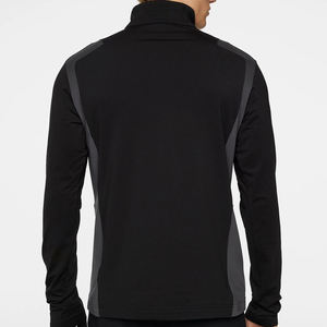 Jersey con cremallera 1/4 de poliéster y LICRA ajustado para hombre con logotipo personalizado, jersey de Golf con cremallera cómoda y ligera elástica de 4 vías - Product Image 5