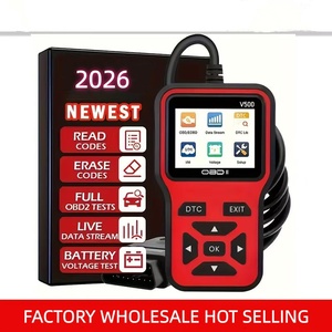 Lecteur de code V500, outil de diagnostic automobile, scanner de détection pour décodeur OBD2, outil d'entretien automobile - Product Image 2