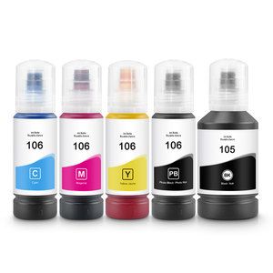 Encre de recharge en vrac compatible Premium 105 106 à base d'eau pour imprimantes Epson <span class=keywords><strong>EcoTank</strong></span> ET-7700 ET-7750 L7160 L7188 - Product Image 3