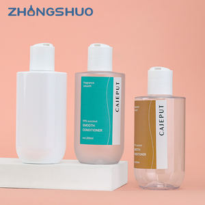 Großhandel Premium 200ml Mattierte Kunststoffflasche für Duschgel mit Disc-Top-Verschluss Neue Transparente Tonerflasche mit Flacher Schulter - Product Image 2