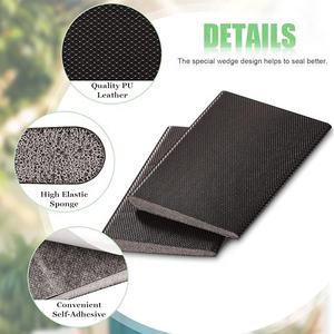 Joint d'étanchéité pour <span class=keywords><strong>porte</strong></span> et fenêtre, bande de protection extérieure en mousse en forme de V, bloqueur de fente pour <span class=keywords><strong>porte</strong></span> de garage, insonorisation domestique - Product Image 4