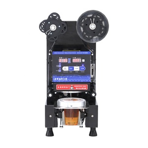 Máquina Selladora de Vasos de Papel y Plástico Totalmente Automática para Tiendas de Té de Burbujas, Tiendas de Comida, Pizzerías y Restaurantes - Product Image 2