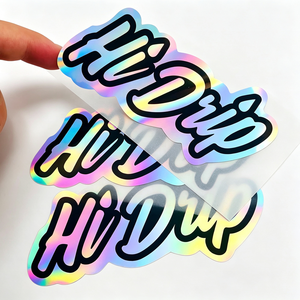 Étiquettes autocollantes personnalisées avec logo de marque, autocollants en papier résistants à l'eau, fabricant d'emballages de produits pour boîtes cadeaux - Product Image 1