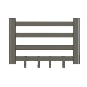 Porte-serviettes vertical 4 pôles électrique 80W basse puissance prise Standard porte-serviettes radiateur mural chauffant porte-serviettes