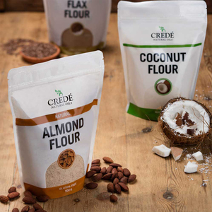 Tùy chỉnh in tái chế bao bì thực phẩm Túi Ziplock giấy kraft đứng lên túi với cửa sổ cho thức ăn vật nuôi và khoai tây chiên - Product Image 2