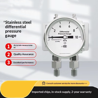 HZYA100 Stainless Steel High Precision Vibration Resistant Radial Threaded High Static Pressure Pressure Gauge