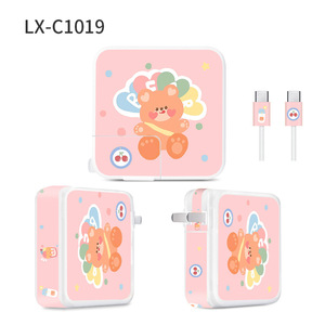 Autocollant pour chargeur d'ordinateur portable Bob l'éponge, matériau PET, protection pour adaptateur Macbook 30W, motif dessin animé - Product Image 2