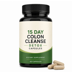 Capsules Détoxifiantes Antioxydantes Végétariennes Sans Gluten de Haute Qualité pour Nettoyage du Côlon en 15 Jours – Favorise la Perte de Poids et la Santé Intestinale - Product Image 1