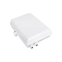 ABS 2 16 Mechanical Sealing FTTH Fiber Optic Distribution Box 16 Cores 16 SC Adapters -40~+65 Wide Temperature Range Outdoor