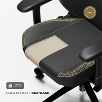 Chaise de jeu économique personnalisée en gros, chaise de course avec accoudoirs 4D et base en nylon 90-135 °   Ensemble de bureau assorti pour les employés de bureau