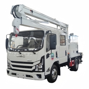 Plataforma Elevadora Telescópica Plegable Hidráulica Montada en Camión JMC 4X2 de <span class=keywords><strong>20</strong></span> Metros con Cesta de Trabajo para Mantenimiento - Product Image 1