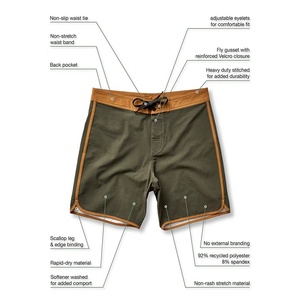 Short de bain personnalisé pour homme Short de <span class=keywords><strong>surf</strong></span> Beach avec poches Fashion Swim Trunks - Product Image 1