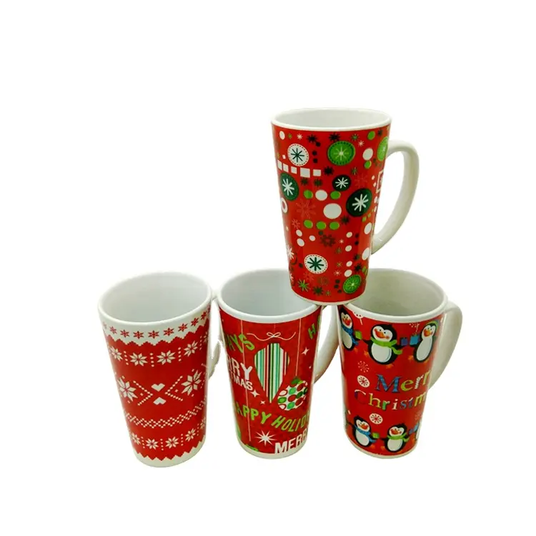 Gốm Decal Mug Custom made Quà Tặng Quà tặng khuyến mãi cốc cà phê gốm ngày giáng sinh