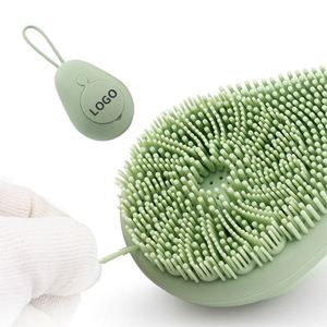 New Bathing Green Silicone Durable Lightweight <b>Pet</b> Grooming <b>Brush</b> for Bathroom - Product Image 1