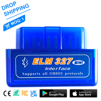 Elm327 De Alta Calidad Elm 327 Bluetooth Compatible con Todos los Protocolos para Android IOS ELM327 Escáner OBD2 Herramienta de Diagnóstico para Coche