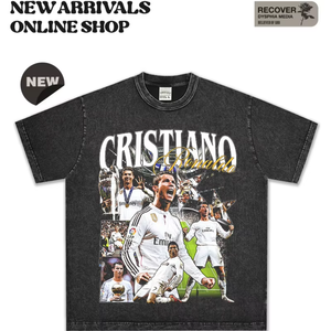 <span class=keywords><strong>Camiseta</strong></span> Oversize para Hombre 100% Algodón Y2K Desgastada, 240 GSM, Estilo Retro Pesado con <span class=keywords><strong>Hombros</strong></span> Caídos, Estampado DTG - Product Image 3