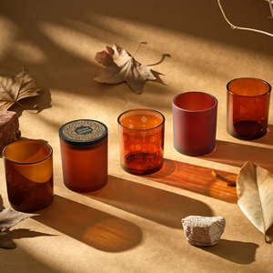 Wholesale Custom Logo Luxury Glass Empty Scented <strong>Candle</strong> Jars Private Label <strong>Candles</strong> Scented Home Decor Round Bottom - Product Image 5
