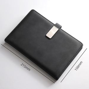 Cuaderno de Cuero PU, Libro de Recuerdos para Bebés, Ejecutivo de Negocios, Borde Plateado, Borde Negro, <span class=keywords><strong>Compras</strong></span> en Línea Canadá - Product Image 3