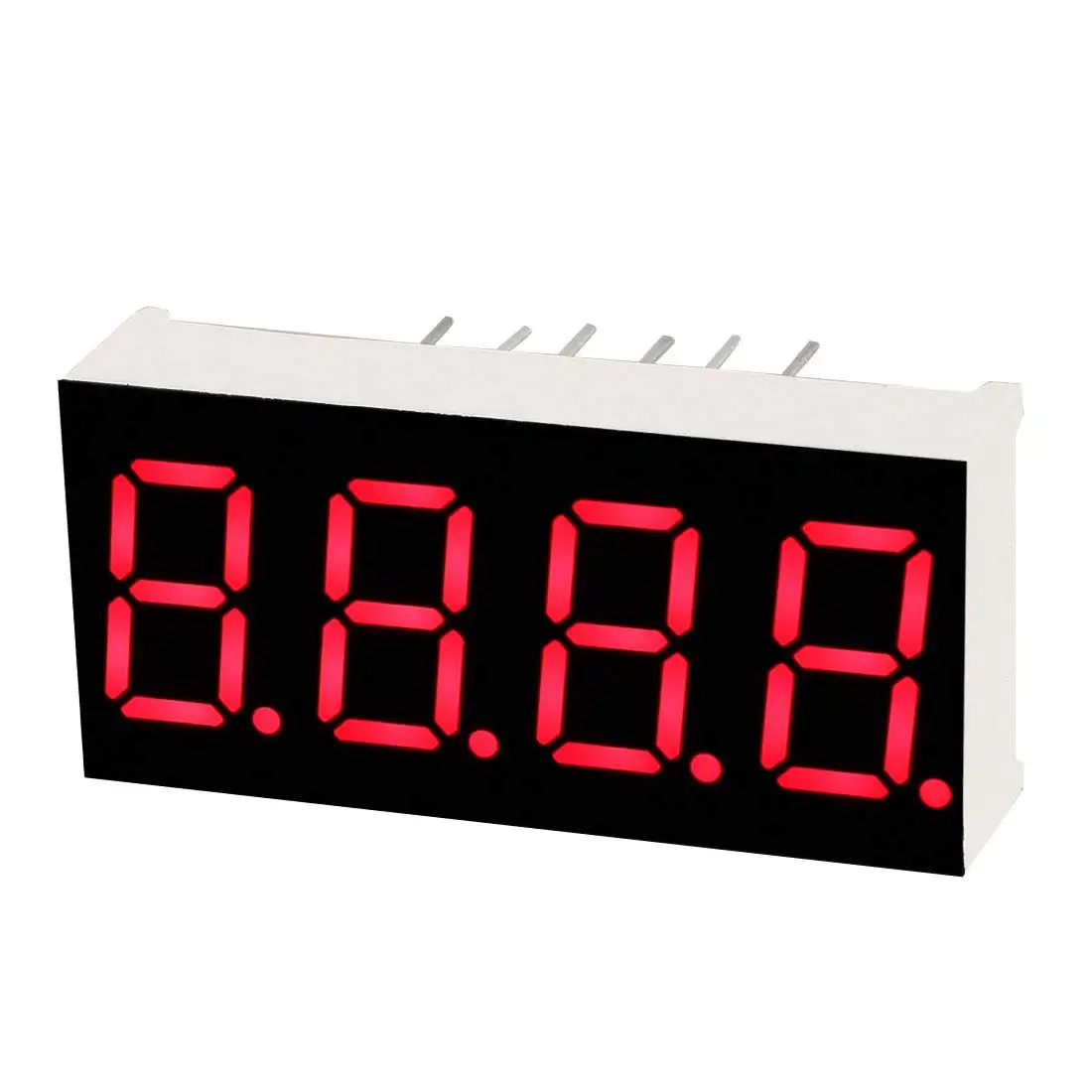 Hot bán Đỏ nixie Ống 0.4 0.56 0.8 inch nixie ống đồng hồ LED hiển thị biểu tượng dấu hiệu đồng hồ với nhiệt độ và độ ẩm LED ống