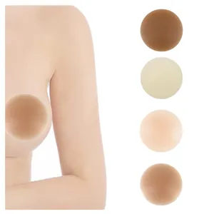 Factory Custom Women Nipple Pasties Packaging Box Adhesive Breast Cover Matte Invisible Seamless Opaque Silicone Nipple Cover